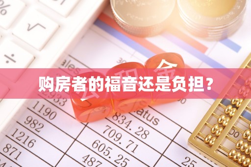 翠峦购房者的福音还是负担？