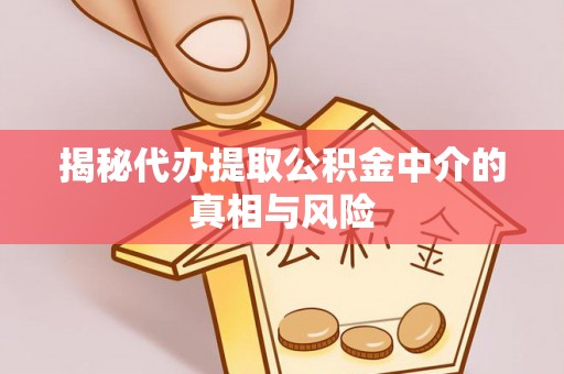 翠峦揭秘代办提取公积金中介的真相与风险