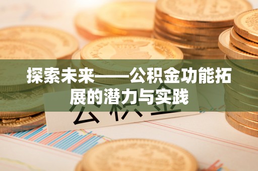 翠峦探索未来——公积金功能拓展的潜力与实践